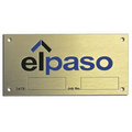 Etched Brass Commercial Name Plates - Up to 9 Square Inches